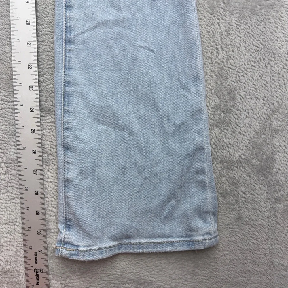 American Eagle Jeans Womens 2 Light Blue Kick Boot Bootcut Stretch Denim Denim